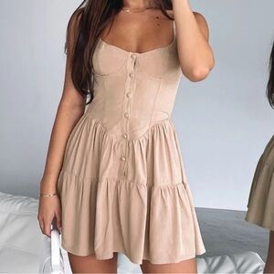 White fox boutique never been hurt mini dress